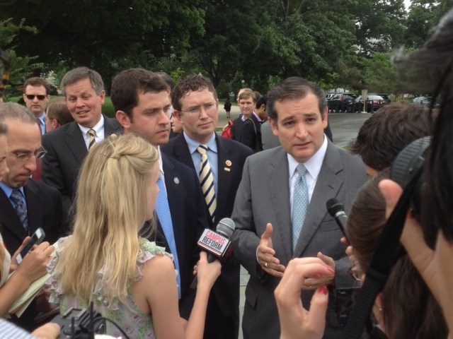 Steve Daines with Ted Cruz